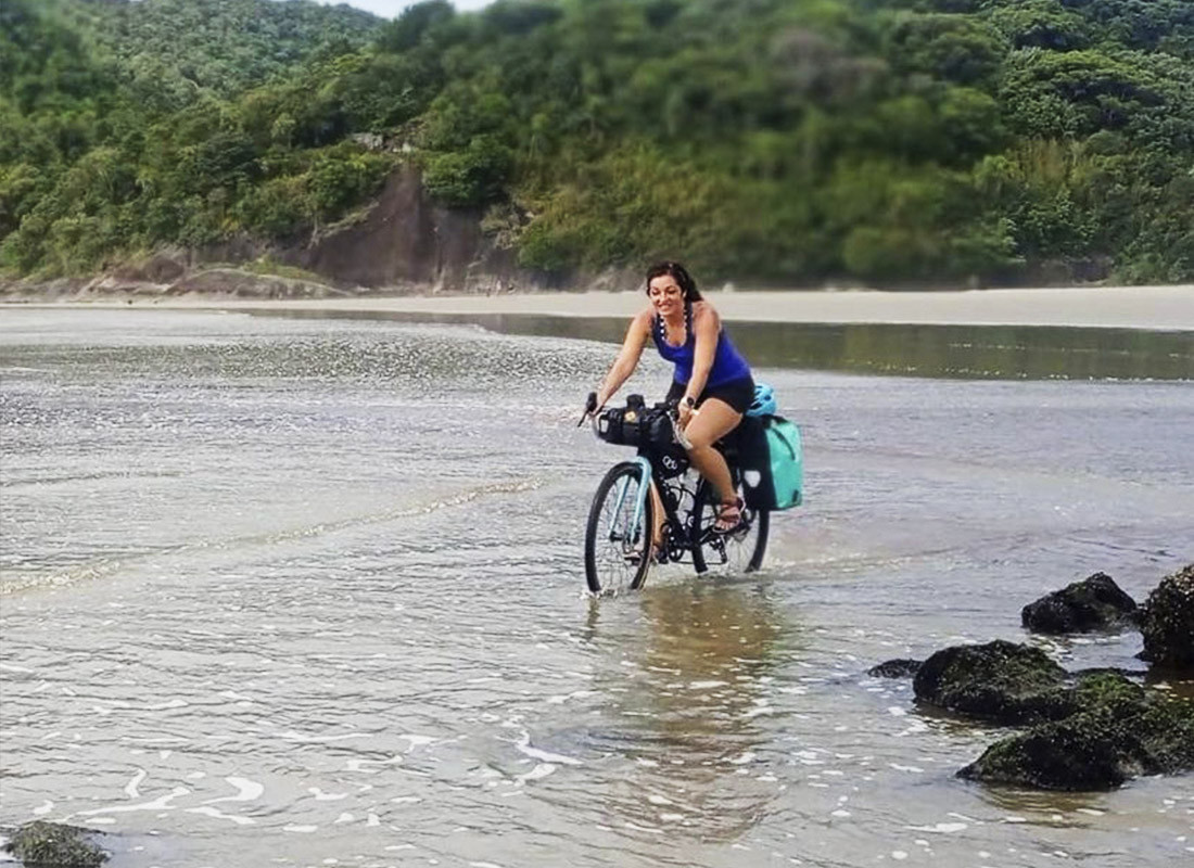 La costa brasileña en bicicleta 
